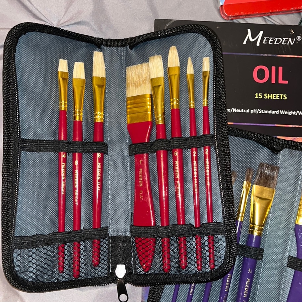 None of it is used except one set of brushes but all of it is nice